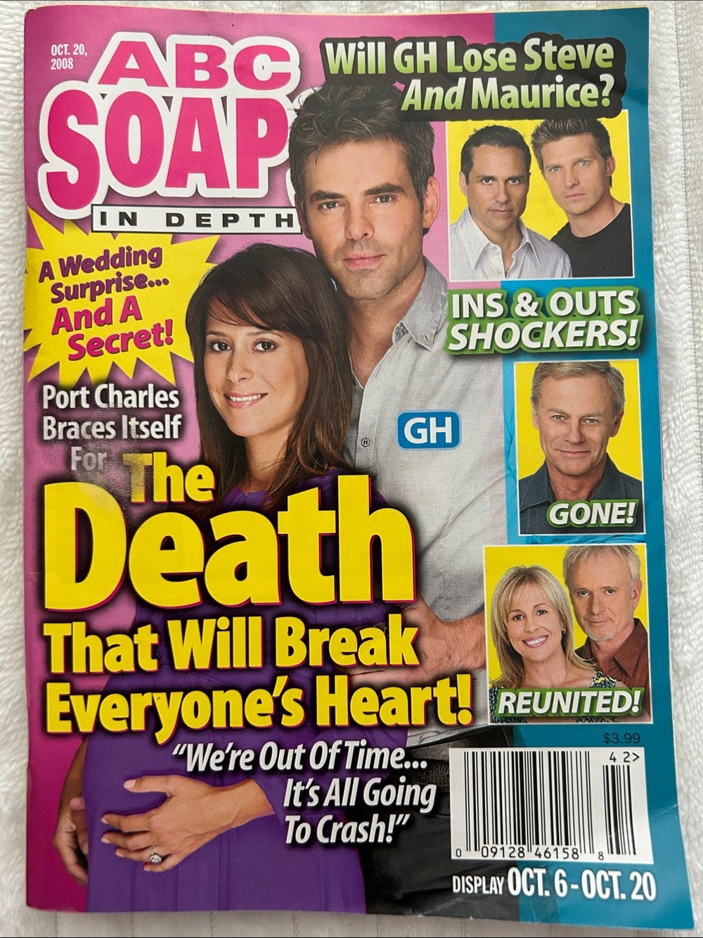 10/06/2008 - 10/20/2008 Vintage ABC Soap In Depth Magazine - Volume 12 Issue 42